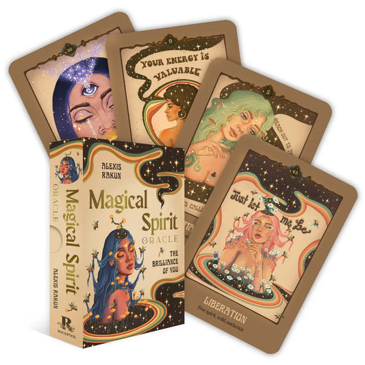 Magical Spirit Oracle: 44 Gilded Cards and 112 Pg Guidebook image 1
