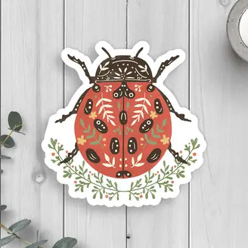 Ladybug Vinyl Sticker image 0