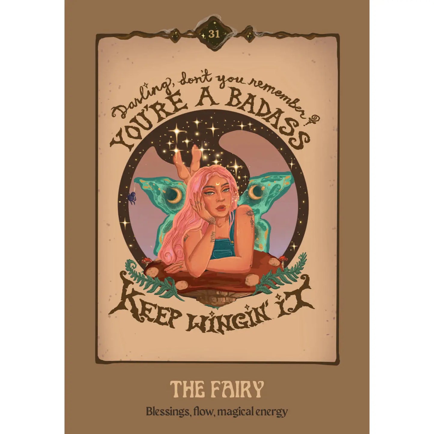 Magical Spirit Oracle: 44 Gilded Cards and 112 Pg Guidebook image 6