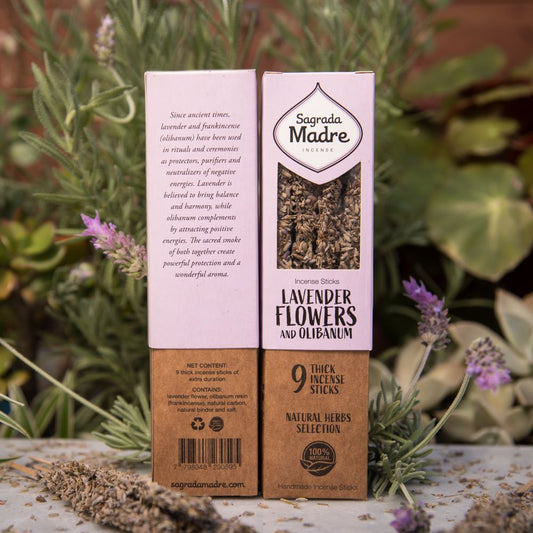 Lavender Flowers and Olibanum Incense Sticks image 0
