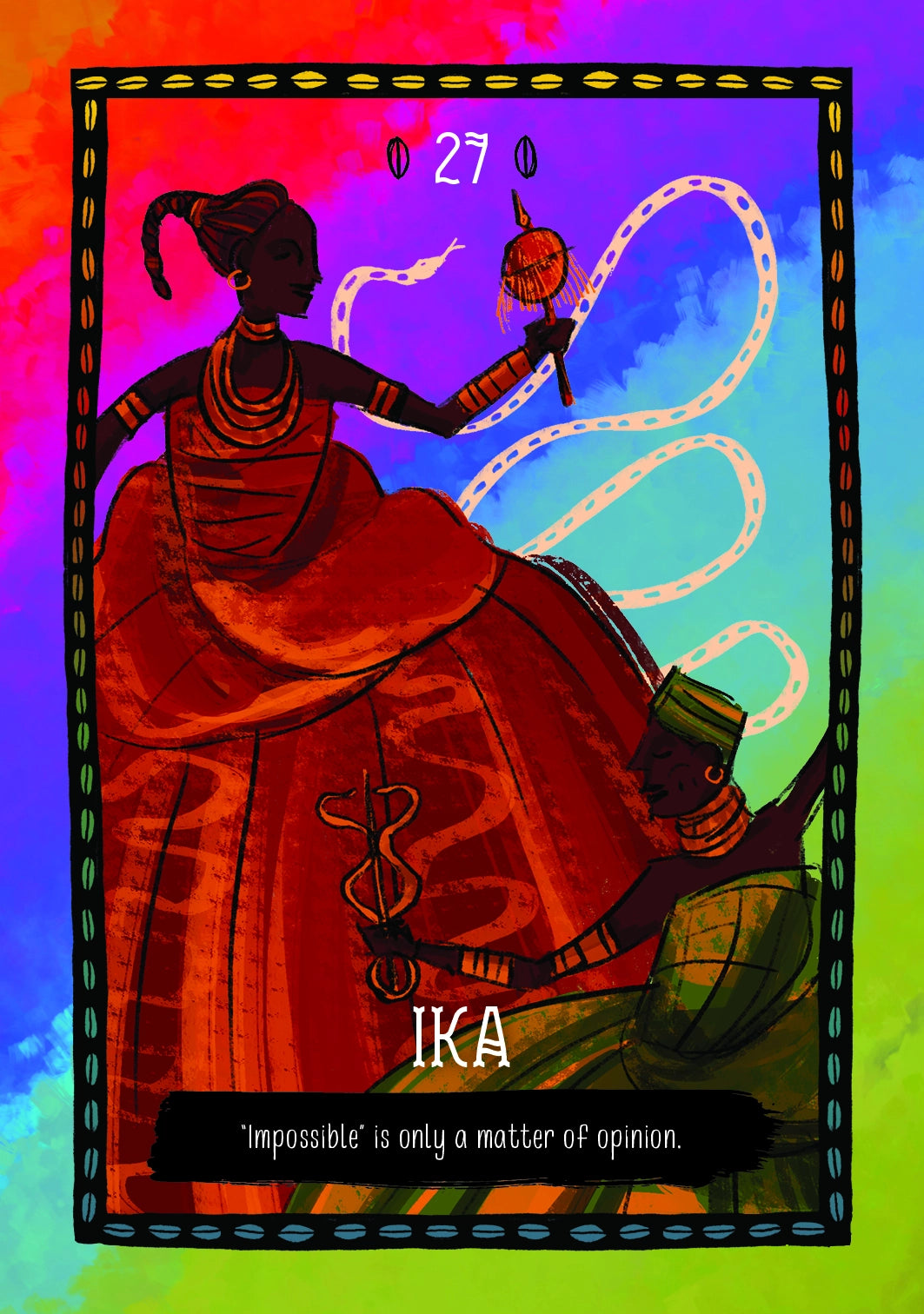 African Gods Oracle (36 Gilded Cards & 128-Page Guidebook) image 3